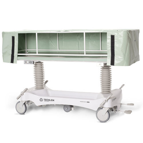 Fahrtrage für Leichen - 5000 series - Techlem Medical Corporation - hydraulisch / höhenverstellbar / für Übergewichtige