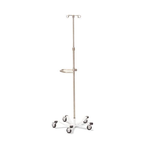 Infusionsstativ auf Rollen - Techlem Medical Corporation - 2 Haken / Edelstahl