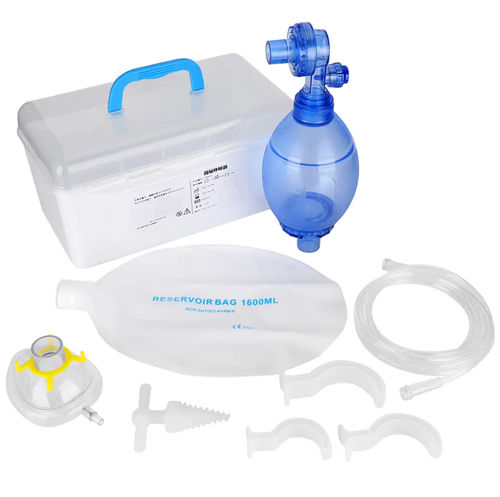 Notfall-Handbeatmungsgerät - 3900030 series - Yangzhou Super Union Medical Material - Silikon / PVC / mit Masken