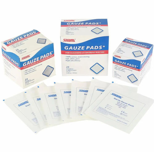 Baumwolle-Mullkompresse - SA series - Yangzhou Super Union Medical Material - steril / absorbierend