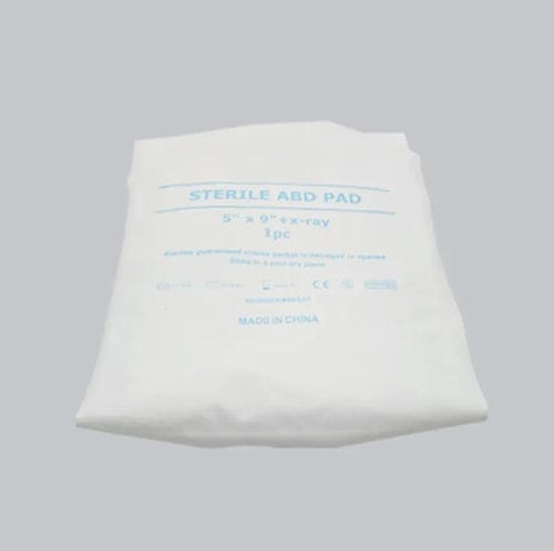 Baumwolle-Mullkompresse - Yangzhou Super Union Medical Material - Polyethylen / Zellulose / steril