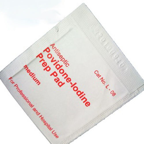 Desinfektionstücher für Körperhygiene - Povidone iodine Prep Pad - Yangzhou Super Union Medical Material - 100er-Packung