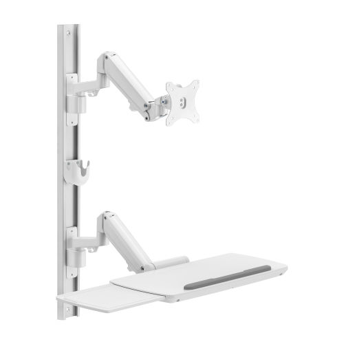 Zusammenklappbarer Tragarm - MED02-2 - Lumi Legend Corporation - neigbar / drehbar / für Monitor