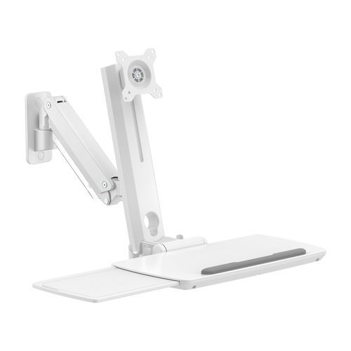 Medizinisch Computer-Arbeitsplatz - MED02-1 - Lumi Legend Corporation - höhenverstellbar / wandmontiert