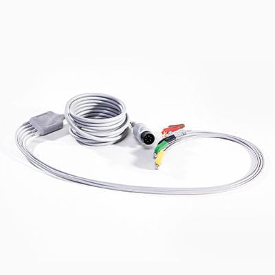 EKG Kabel / für Monitoring - Reusable One Piece ECG Fixed Cable - Conrui Medical, Inc. - 5 Adern / 3-Kabel