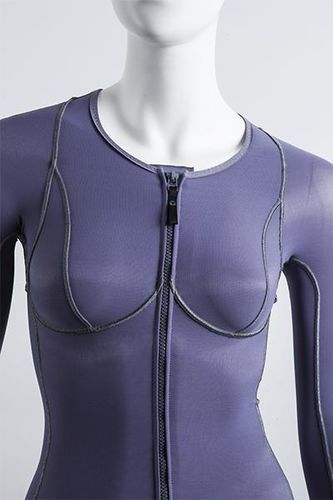 Kompressionsweste zur Haltungskorrektur - NOVATEX MEDICAL - für Frauen / schwarz / blau