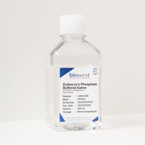 DPBS-Reagenz - L0615 series - Biowest - Pufferlösung / Salzlösung / Phosphat-Puffer