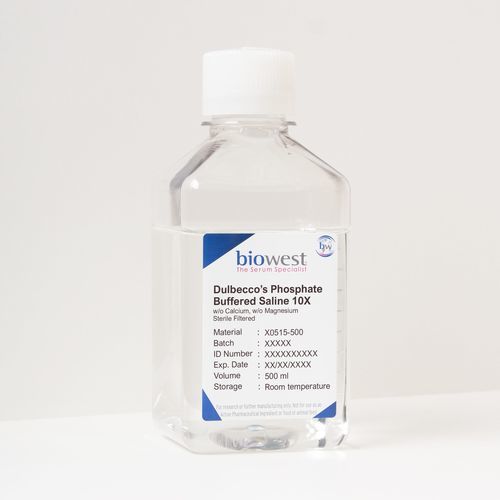 Phosphat-Puffer-Reagenz - X0515 series - Biowest - als Lösung / Pufferlösung / DPBS