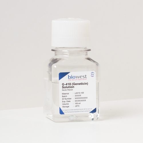 Antibiotisches Reagenz - L0015 series - Biowest - G418 / als Lösung / für Forschungszwecke