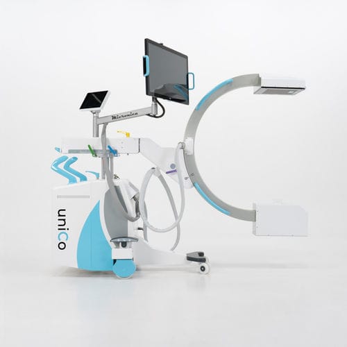 Mobiler C-Bogen - uniCo - Micronica - mit Flachbildsensor / mit integriertem Bildschirm