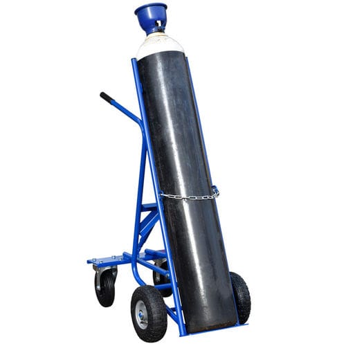 Wagen für Kliniken - HI-GMS-PN (1)	 - Handle-iT - Gasflaschenträger / Sauerstoff / 1-Flaschen