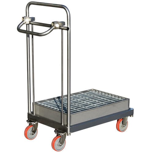 Wagen für Kliniken - HI-FBT-SS304-OCB-DMB - Handle-iT - Mehrzweck / für Transport / Edelstahl