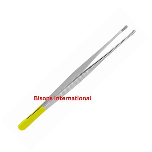 Chirurgische Klemme - BI-00241 - Bisons International - zum Greifen von Gewebe / gezahnt / wiederverwendbar