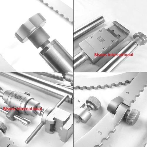 Bauchretraktor - BI-001481 - Bisons International - für Chirurgie / autoklavierbar / Edelstahl