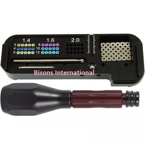 Knochenimplantologie-Instrumentenset - BI-001565 - Bisons International - für Dentalimplantologie / Zahnchirurgie / autoklavierbar