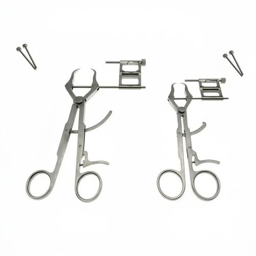 Klemme für Orthopädie - BI-001599 - Bisons International - zum Greifen / scharfkantig / Edelstahl