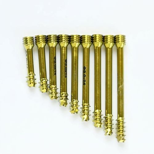 Knochen-Kompressionsschraube / für kleine Knochenfragmente - BI-001627 - Bisons International - für Fingerglied / für Handgelenk / kanüliert