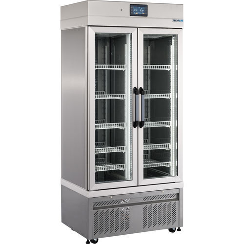 Laborkühlschrank - 5010 CB - Teknaline Srl - vertikal / mit 2 Türen / mit Glastür