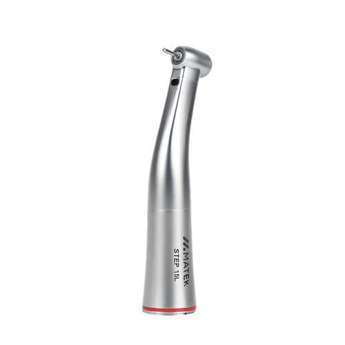 Dental-Winkelstück - STEP 15L - Matek Dental Solutions - mit Luftmotor / Übersetzungs / Edelstahl