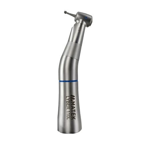 Dental-Winkelstück - LYBER 110L - Matek Dental Solutions - mit Luftmotor / aus Stahl