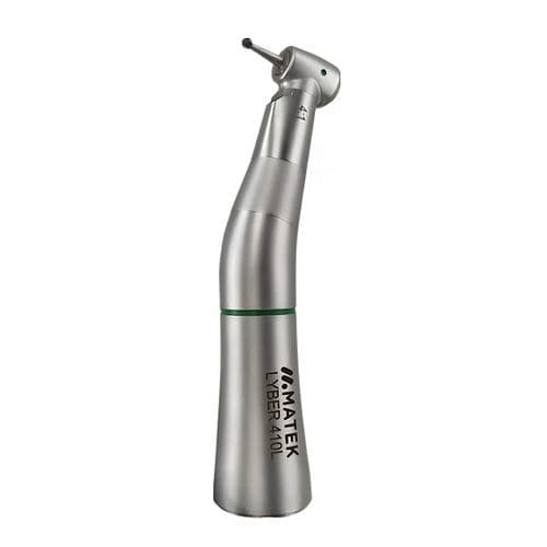 Dental-Winkelstück - LYBER 410L - Matek Dental Solutions - mit Luftmotor / aus Stahl