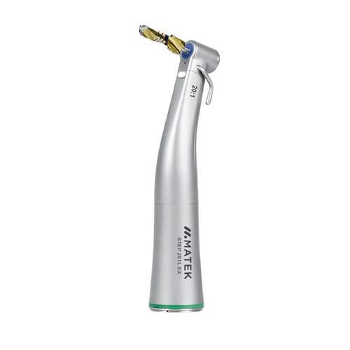 Winkelstück für Dentalimplantologie - STEP 201L EX - Matek Dental Solutions - mit Luftmotor / Untersetzung / Edelstahl