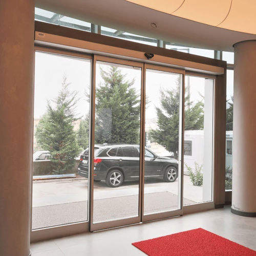 Servicetür - iCat® A110  - RSA Door Systems - für Krankenhaus / Schiebe / Glas