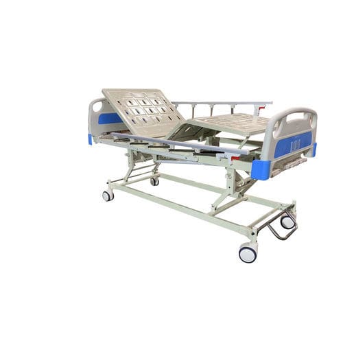 Krankenhausbett - YK-M301 - Topmost Medical Technology Co.,Ltd - manuell / höhenverstellbar / auf Rollen