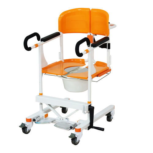 Toiletten-Transportstuhl - YK-TC001 - Topmost Medical Technology Co.,Ltd - für den Innenraum / höhenverstellbar