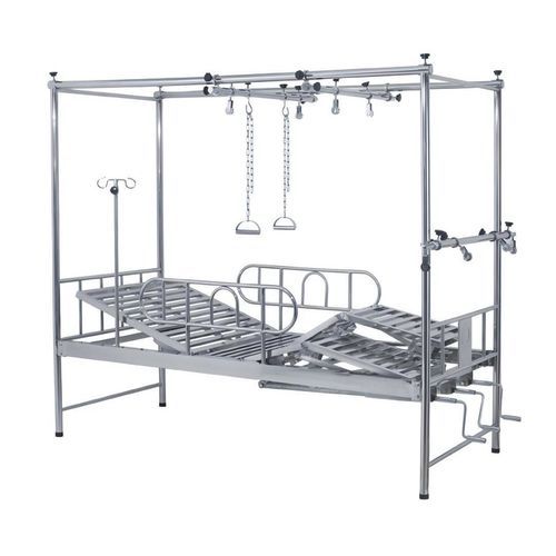 Krankenhausbett - YK-M218A - Topmost Medical Technology Co.,Ltd - manuell / mit orthopädischem Traktionsrahmen / zweiteilig