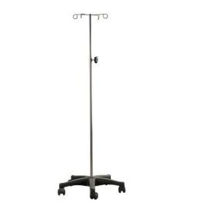 Infusionsständer auf Rollen - YK-S046 - Topmost Medical Technology Co.,Ltd - 4 Haken / teleskopisch / höhenverstellbar