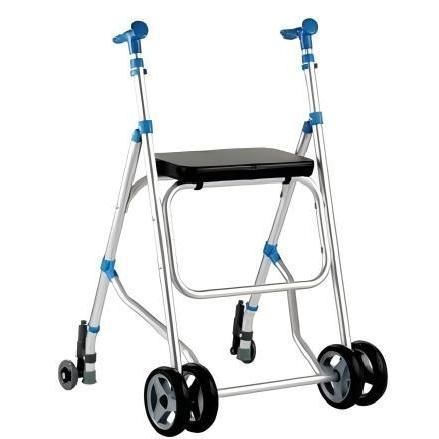 Rollator mit 4 Rädern - YK-6206 - Topmost Medical Technology Co.,Ltd - Aluminiumrahmen / mit Sitz