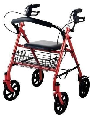 Rollator mit 4 Rädern - YK-6211 - Topmost Medical Technology Co.,Ltd - Stahlrahmen / höhenverstellbar