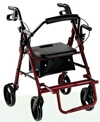 Rollator mit 4 Rädern - YK-6210 - Topmost Medical Technology Co.,Ltd - Aluminiumrahmen