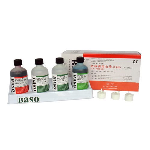 Färbelösungs-Reagenz - TB (Ziehl-Neelsen) - Wuhan Jinhong Biotech Development Co., Ltd. - Farbstoff / für Mikrobiologie / für Mikroskopie