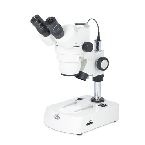 Optisches Stereomikroskop - SMZ-143-N2LED - Motic Europe - Labor / für Forschungszwecke / aufrecht