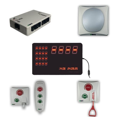 Schwesternrufsystem für Badezimmer - dwc elektronik - für Bereiche / Betten / Handgerät