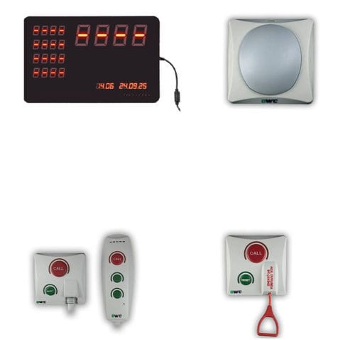 Schwesternrufsystem für Bereiche - dwc elektronik - Handgerät / für medizinische Zwecke / für Pflegeheim