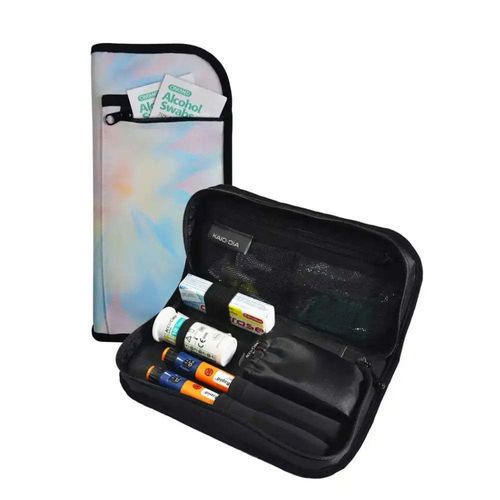 Medizintasche für Diabetikerset - Dia-MidiCase Summer Vibes - SARL Kaio-Dia - Polyester