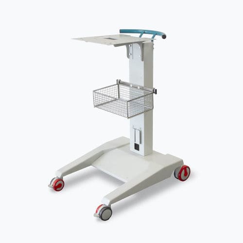 Wagen für Kliniken - Mobi-endos - für Elektrochirurgiegeräte / Pflege / mit Korb