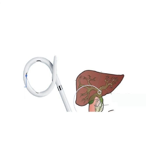 Katheter für Gallendrainage - YL-B0825-038 - Hunan Endovascular Device Co., Ltd. - Gallen / Pigtail / Silikon