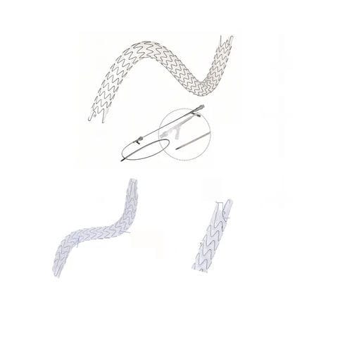 Ureter-Stent - EUS series - Hunan Endovascular Device Co., Ltd. - Nitinol / Polymer / selbstexpandierend