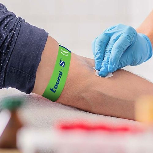 Venenstauer zum Einmalgebrauch - Tourni-S® - Idenpro - Druck / manuell / für Allgemeinpflege
