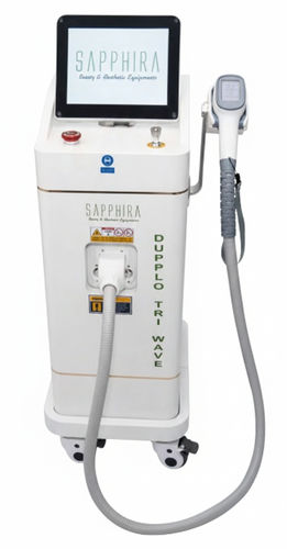 Laser für Epilation - DUPPLO TRI-WAVE - SAPPHIRA - für Hautverjüngung / Dioden / auf Wagen
