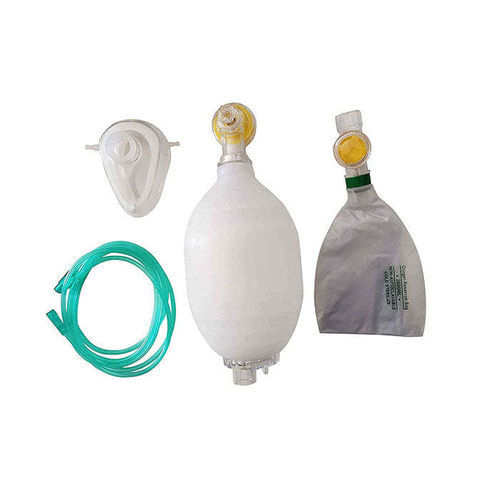 Notfall-Handbeatmungsgerät - Cruzine Healthcare - Silikon / PVC / mit Masken