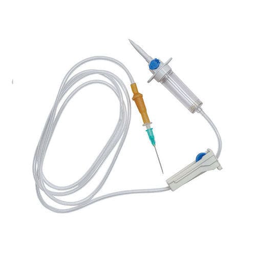 Polyvinylchlorid-Infusionsset - Cruzine Healthcare - mit Filter zur Vorbeugung von Partikel-Kontaminationen / mit Tropfkammer