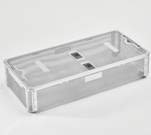 Sterilisationskorb für chirurgische Instrumente - SS.540 series - Sevinç Cont - perforiert / Edelstahl / vergittert