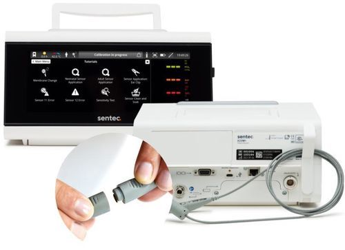 Tragbarer Multiparameter-Monitor - tCOM+ - Sentec - mit separatem Sensor / Nacht / SpO2