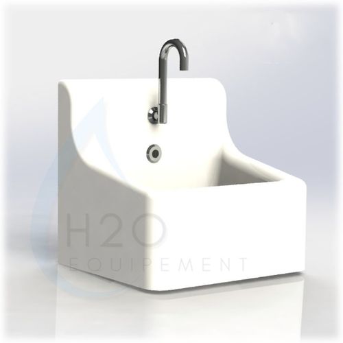 Handwaschanlage / 1 Station - MINI HAND ONE - H2O Equipement - kompakt / wandmontiert / medizinisch
