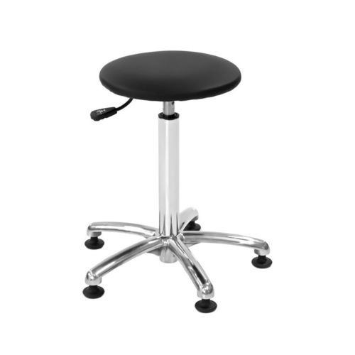 Höhenverstellbarer Hocker - T-P - MDT - pneumatisch / silberfarben